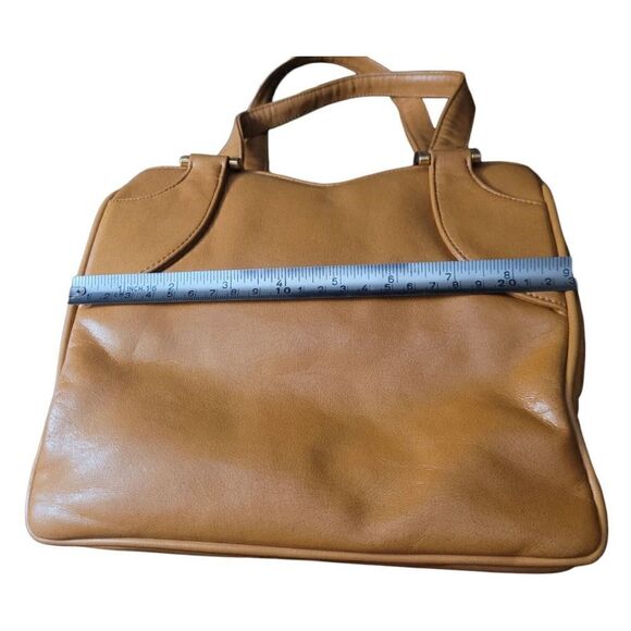 Vintage Bags by Francois California Small Brown Handbag Leather Purse - Picture 9 of 12